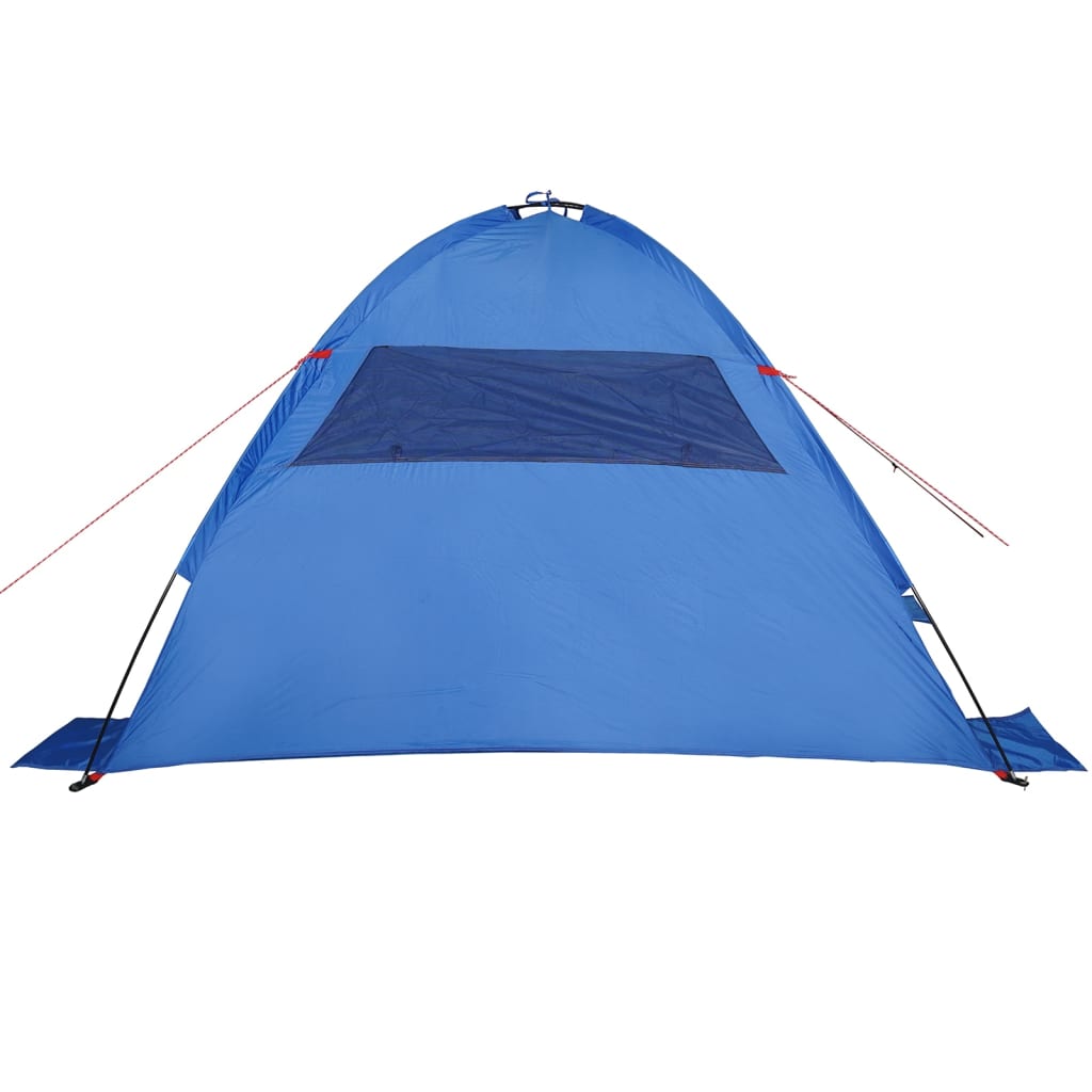 vidaXL Beach Tent Azure Blue Waterproof