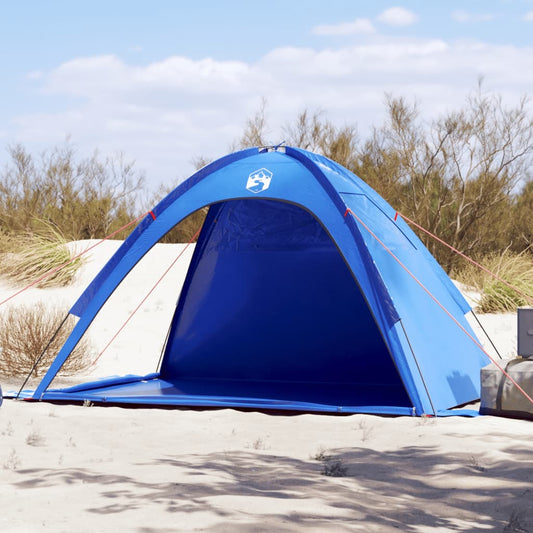 vidaXL Beach Tent Azure Blue Waterproof