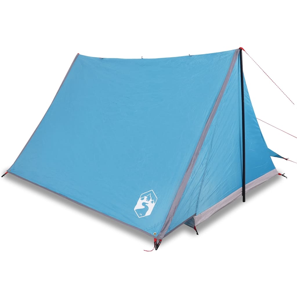 vidaXL Camping Tent 2-Person Blue Waterproof