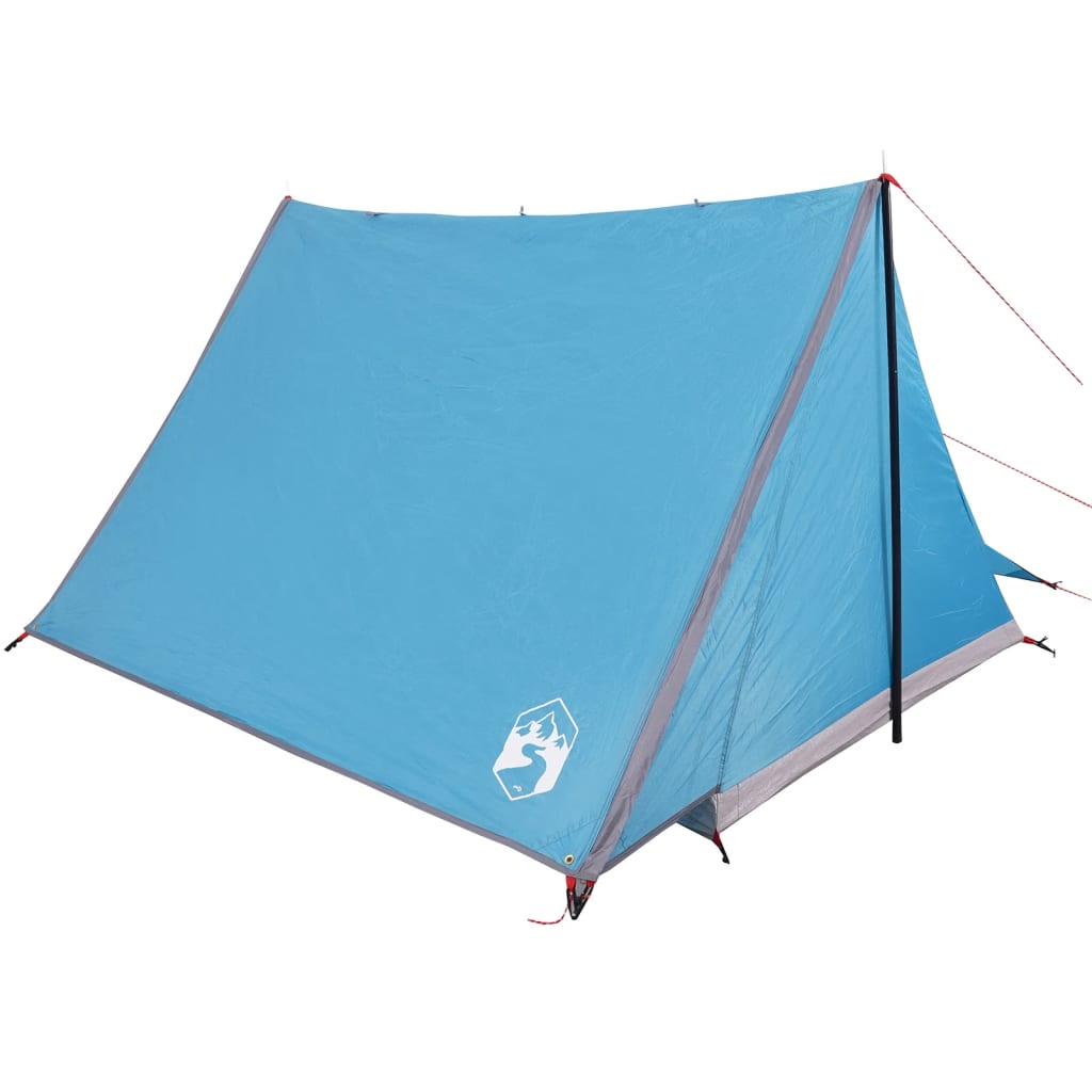 vidaXL Camping Tent 2-Person Blue Waterproof