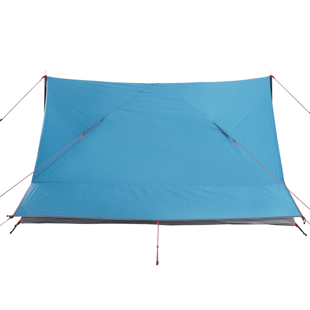 vidaXL Camping Tent 2-Person Blue Waterproof