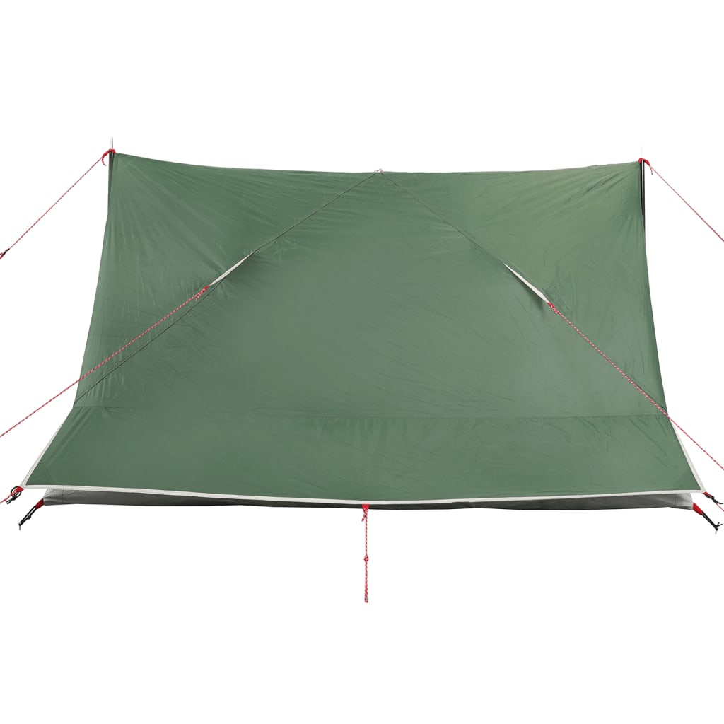 vidaXL Camping Tent 2-Person Green Waterproof