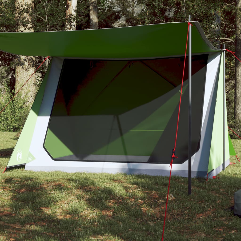 vidaXL Camping Tent 2-Person Green Waterproof