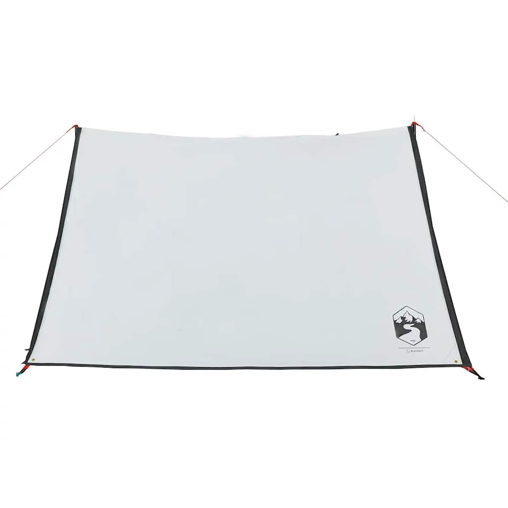 vidaXL Camping Tent 2-Person White Blackout Fabric Waterproof