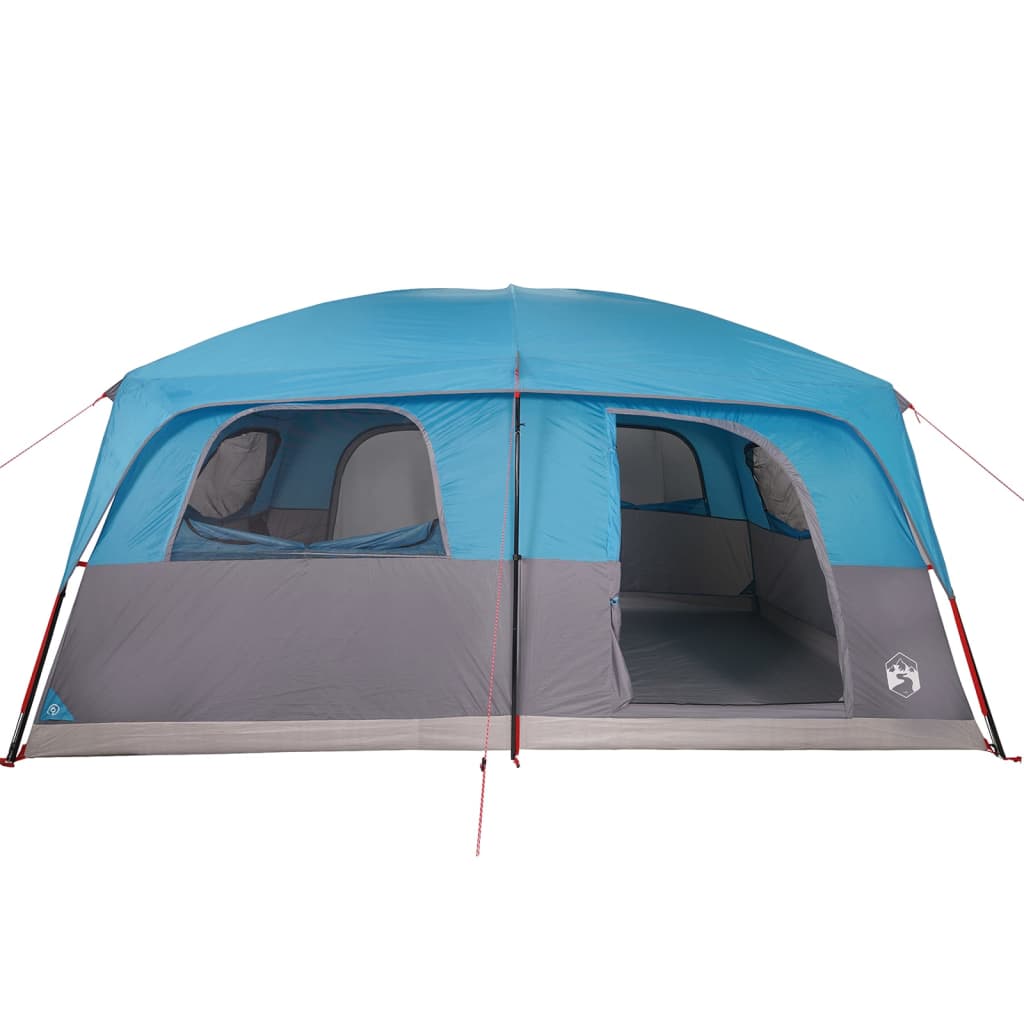 vidaXL Family Tent Cabin 10-Person Blue Waterproof