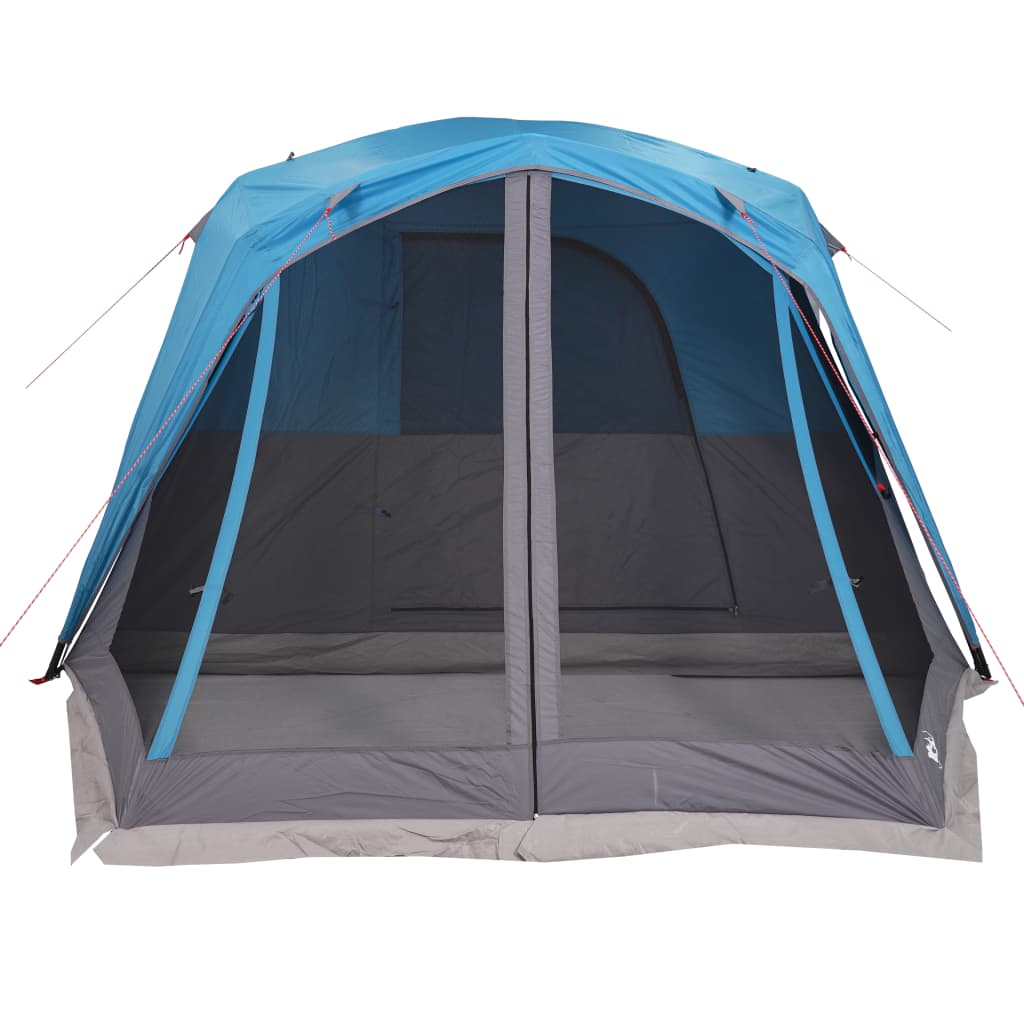 vidaXL Family Tent with Porch 6-Person Blue Waterproof