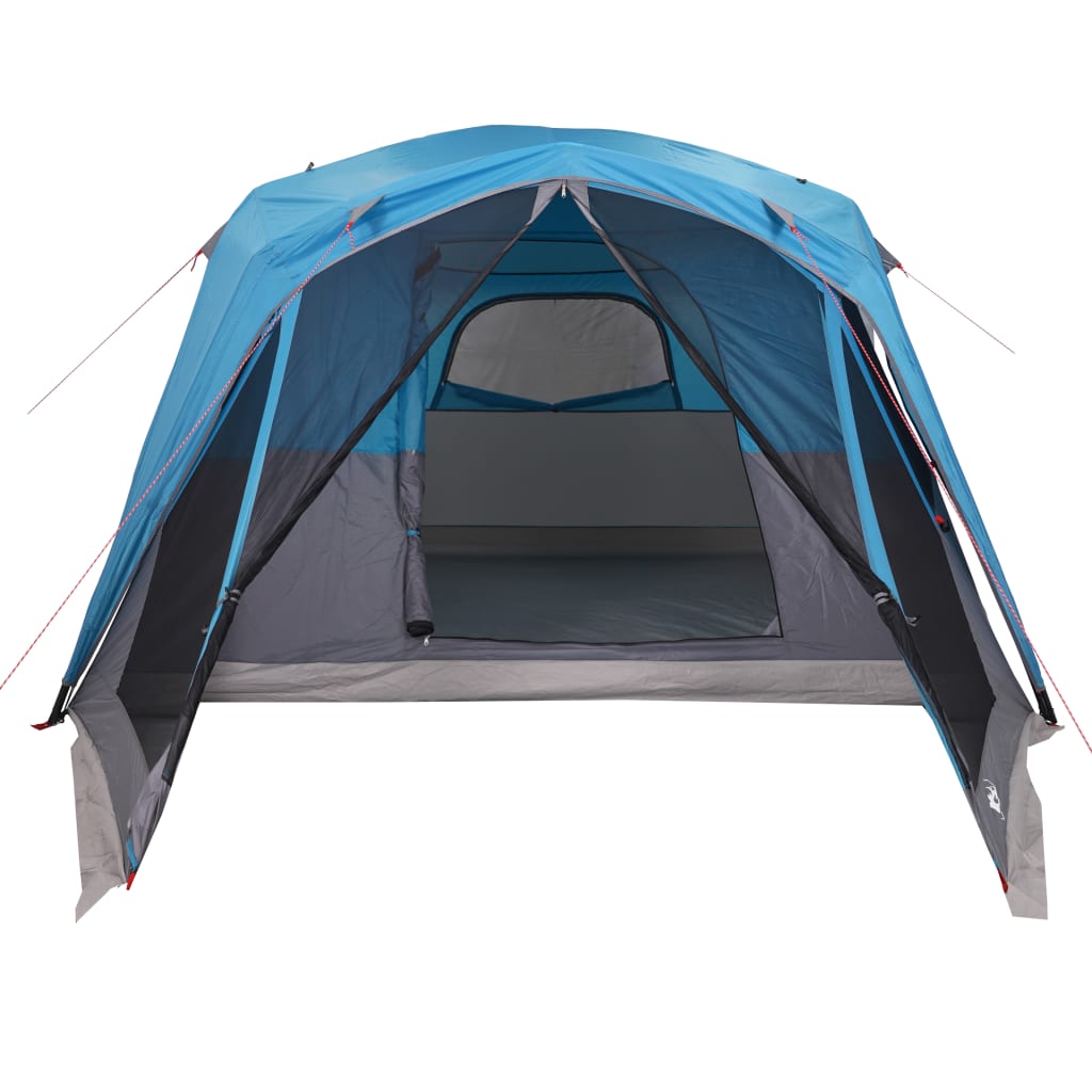 vidaXL Family Tent with Porch 6-Person Blue Waterproof