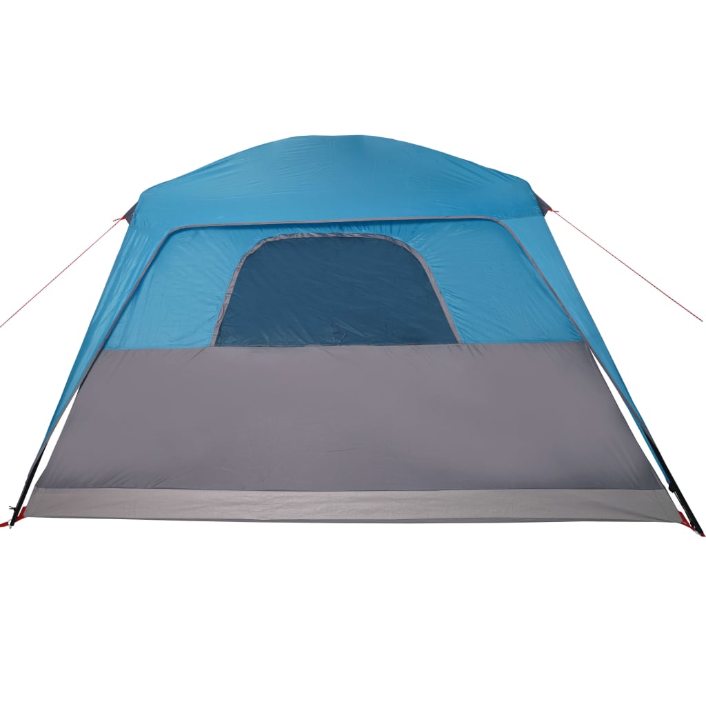 vidaXL Family Tent with Porch 6-Person Blue Waterproof