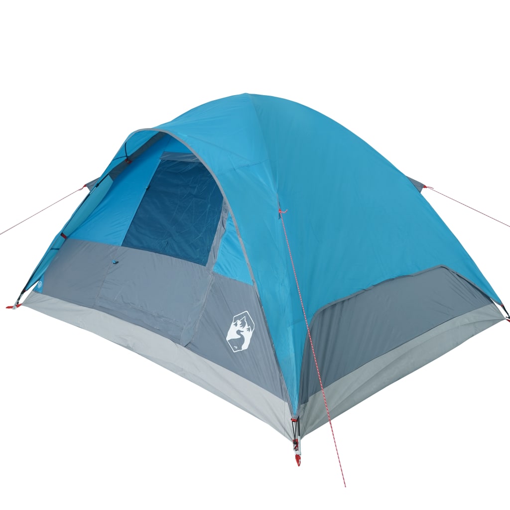 vidaXL Family Tent Dome 6-Person Blue Waterproof