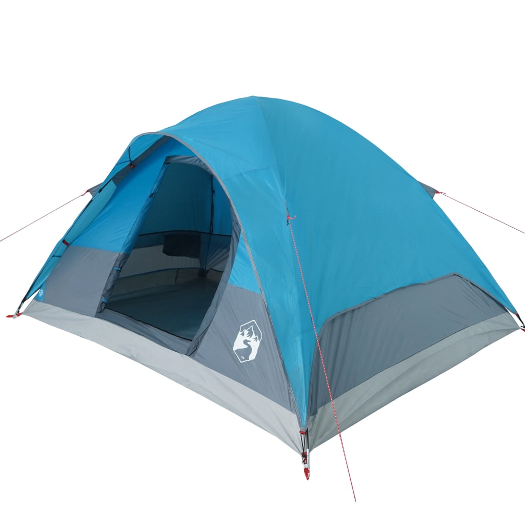 vidaXL Family Tent Dome 6-Person Blue Waterproof