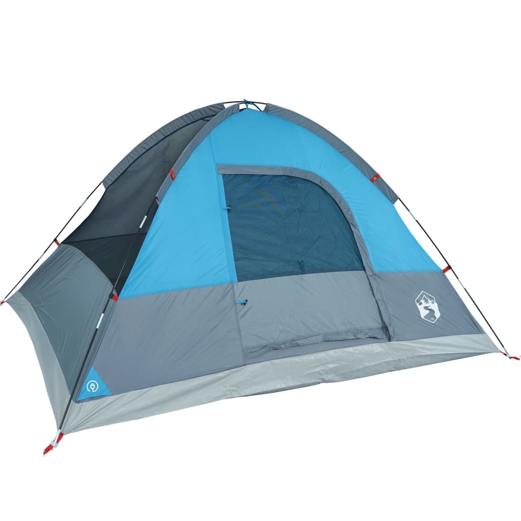 vidaXL Family Tent Dome 6-Person Blue Waterproof