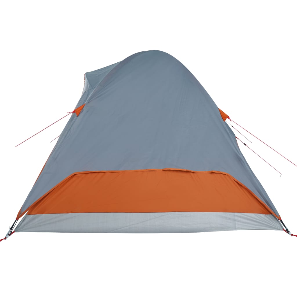 vidaXL Family Tent Dome 6-Person Orange Waterproof