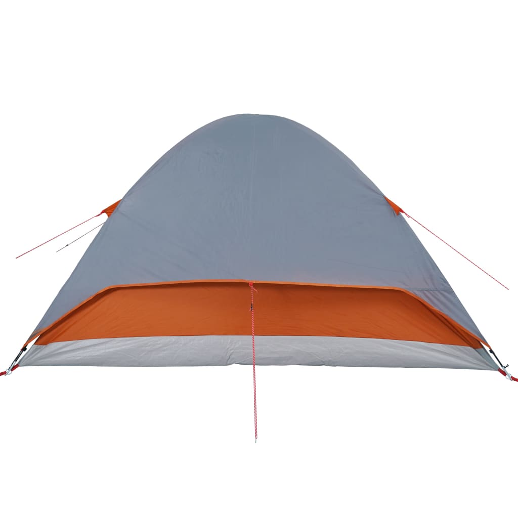 vidaXL Family Tent Dome 6-Person Orange Waterproof