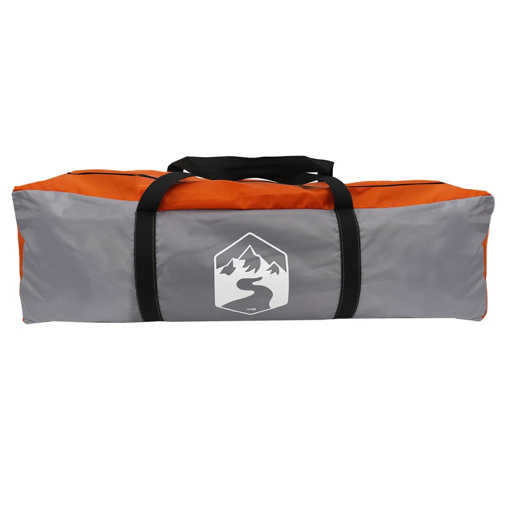 vidaXL Family Tent Dome 6-Person Orange Waterproof