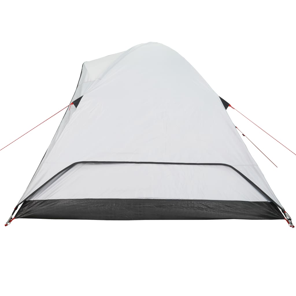 vidaXL Family Tent Dome 6-Person White Blackout Fabric Waterproof