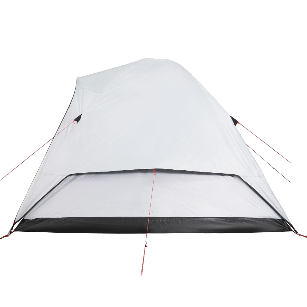 vidaXL Family Tent Dome 6-Person White Blackout Fabric Waterproof