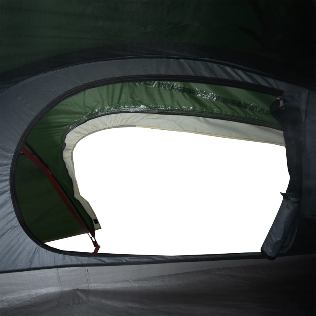 vidaXL Camping Tent Dome 1-Person Green Waterproof