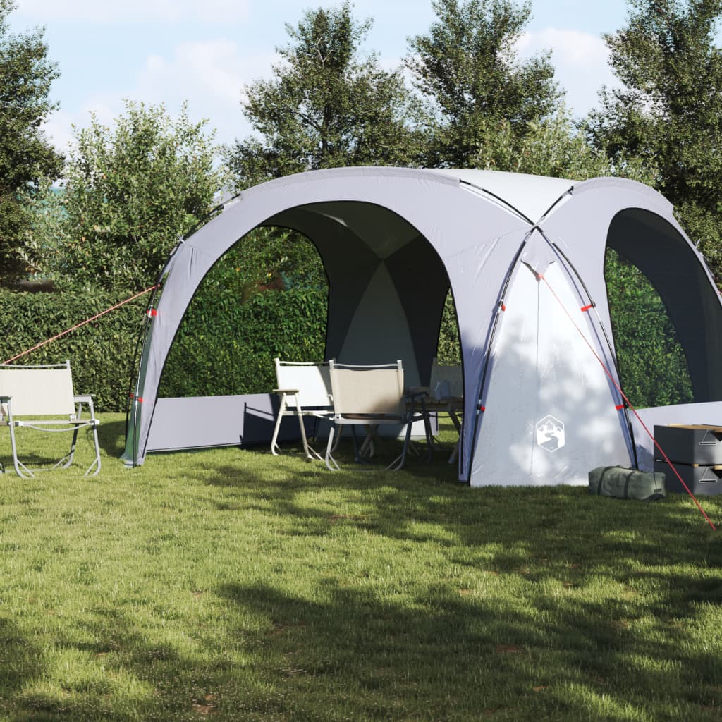 vidaXL Party Tent White and Grey Waterproof