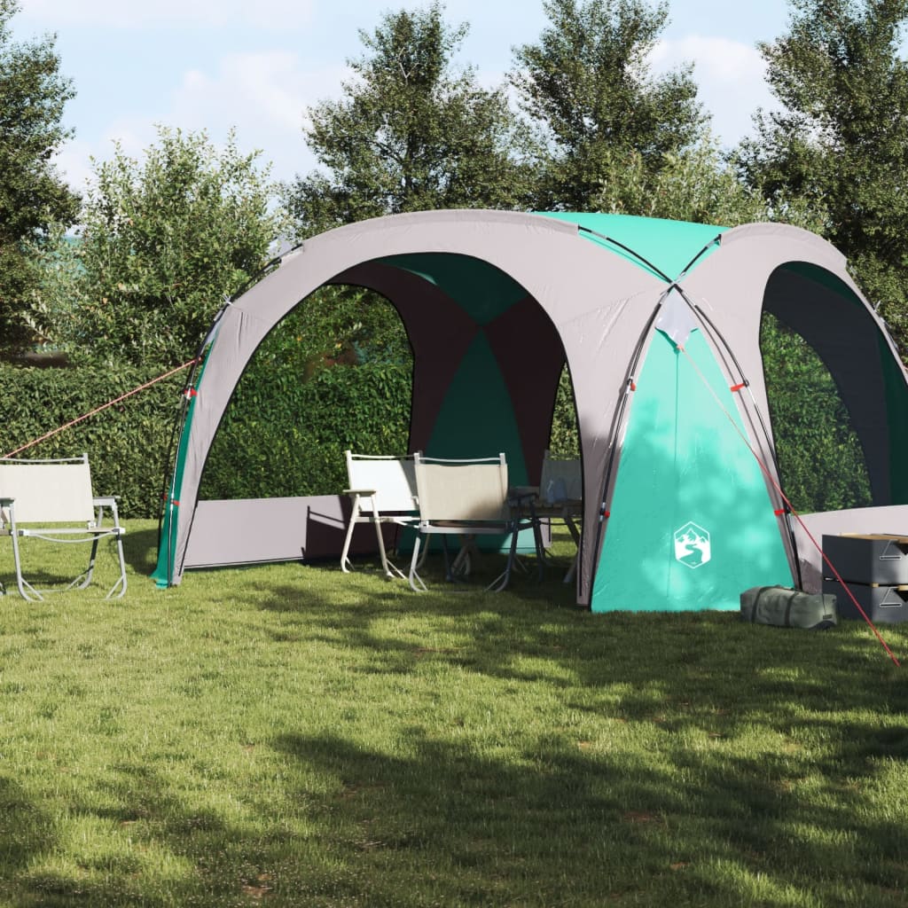 vidaXL Party Tent Green Waterproof