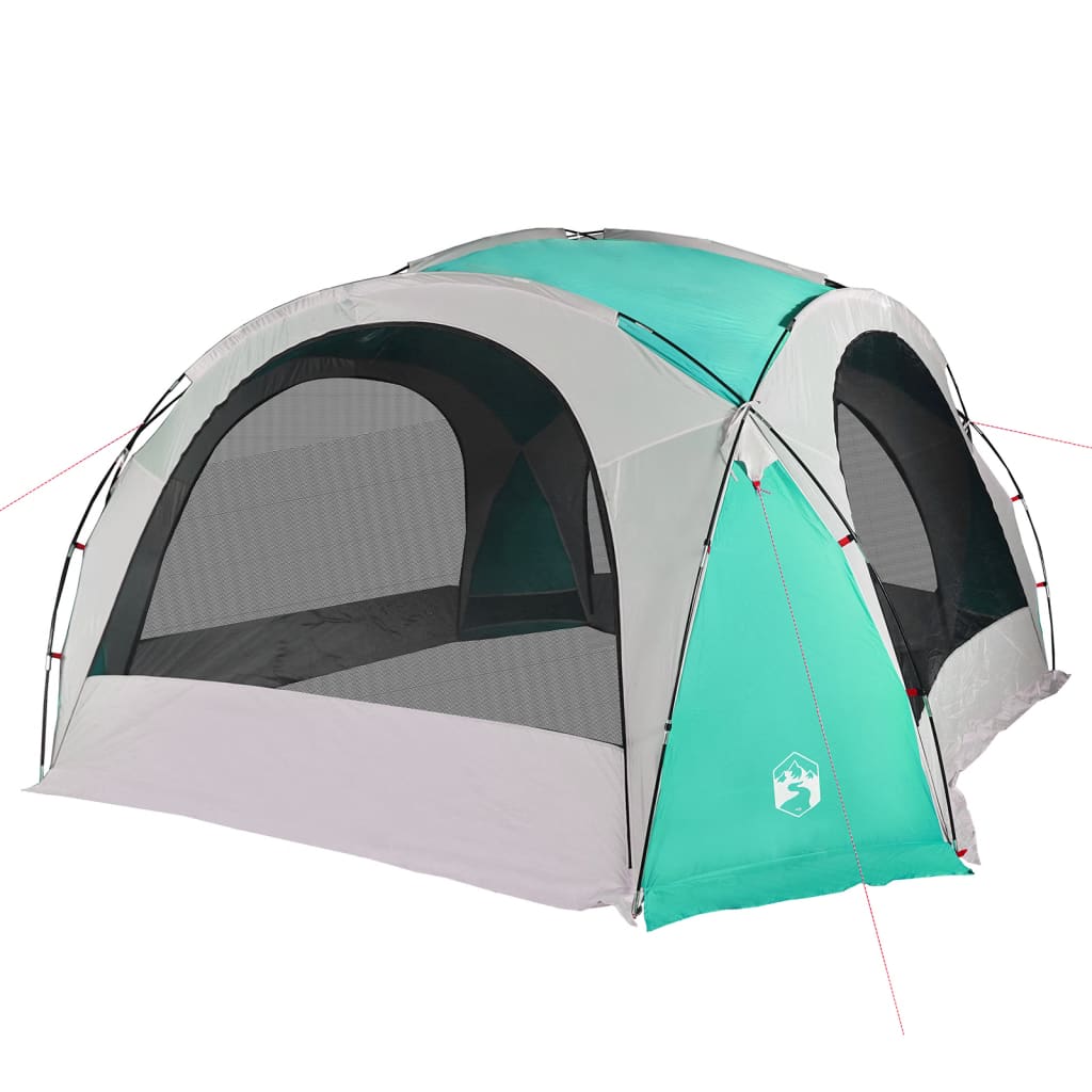 vidaXL Party Tent Green Waterproof