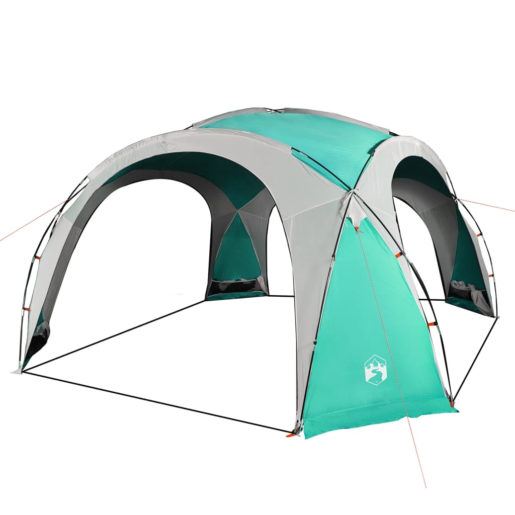 vidaXL Party Tent Green Waterproof