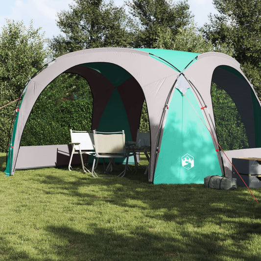 vidaXL Party Tent Green Waterproof