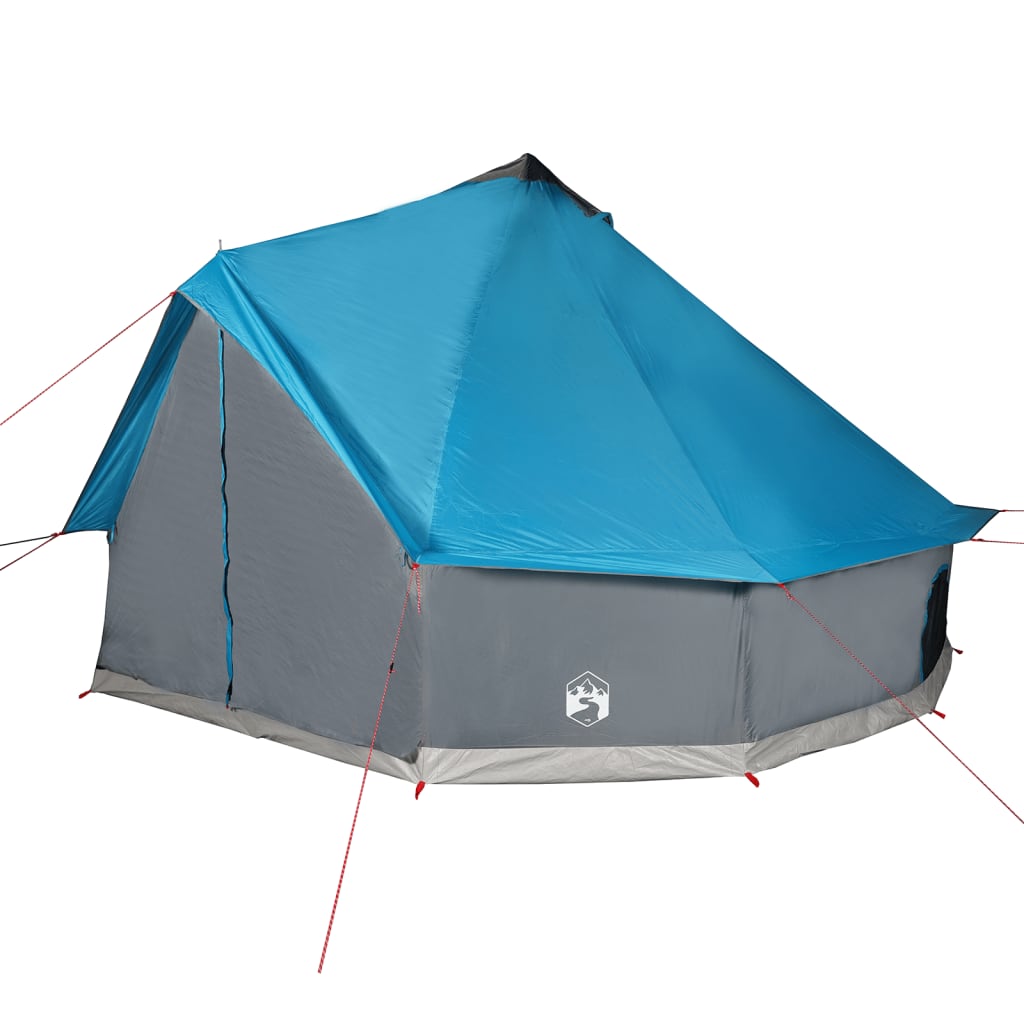 vidaXL Family Tent Tipi 8-Person Blue Waterproof