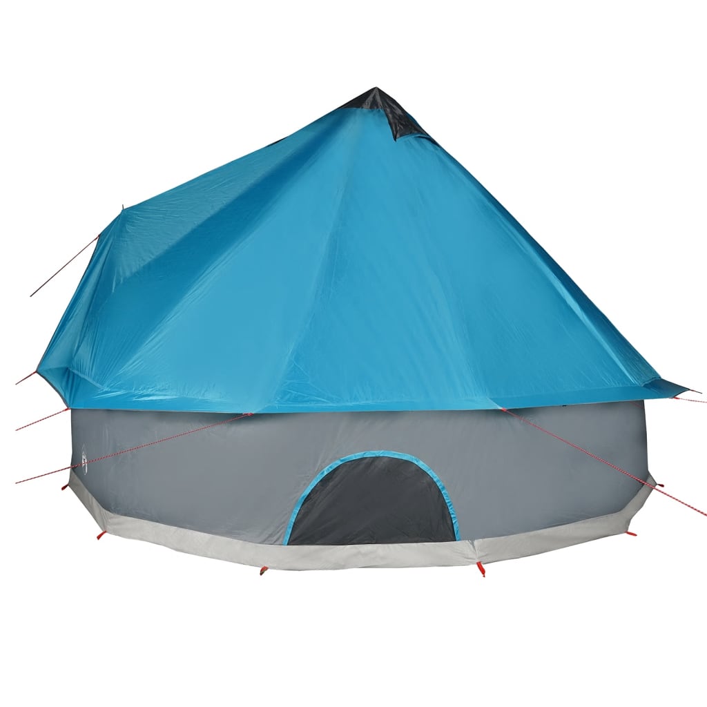 vidaXL Family Tent Tipi 10-Person Blue Waterproof