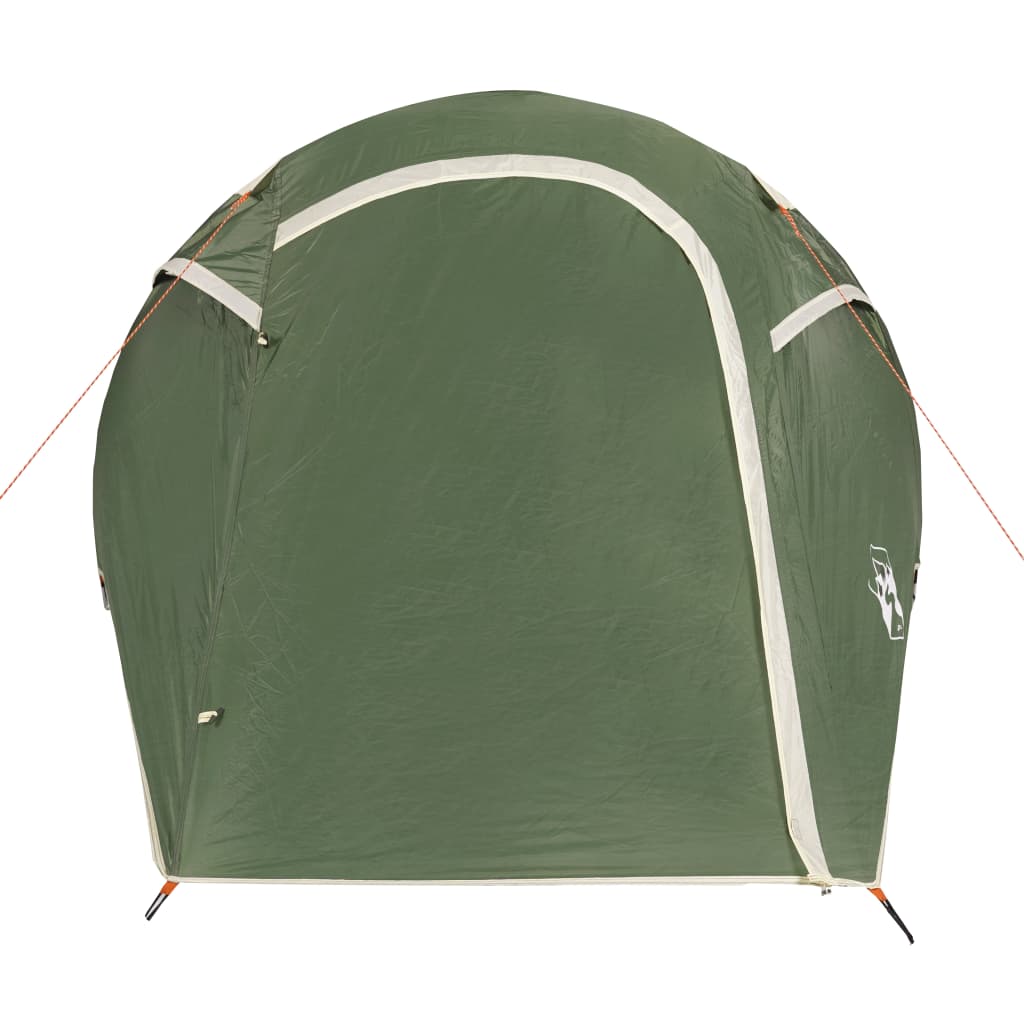 vidaXL Camping Tent Tunnel 3-Person Green Waterproof