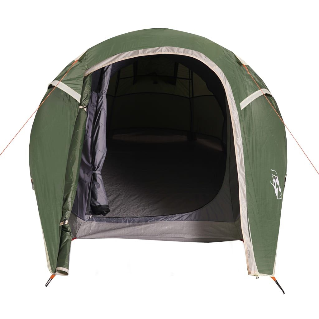 vidaXL Camping Tent Tunnel 3-Person Green Waterproof