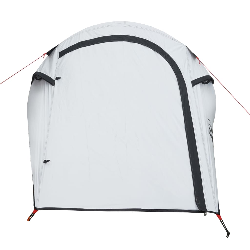 vidaXL Camping Tent Tunnel 3-Person White Blackout Fabric Waterproof