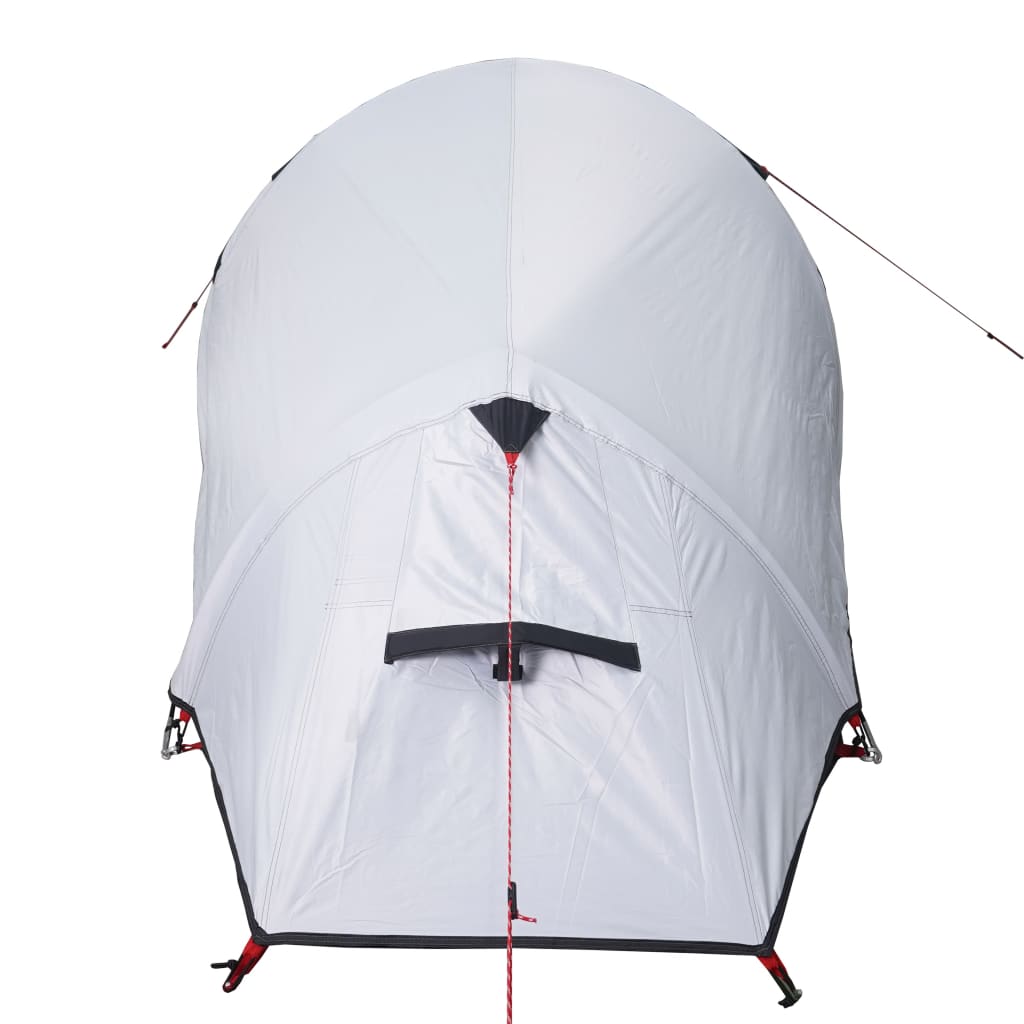 vidaXL Camping Tent Tunnel 3-Person White Blackout Fabric Waterproof