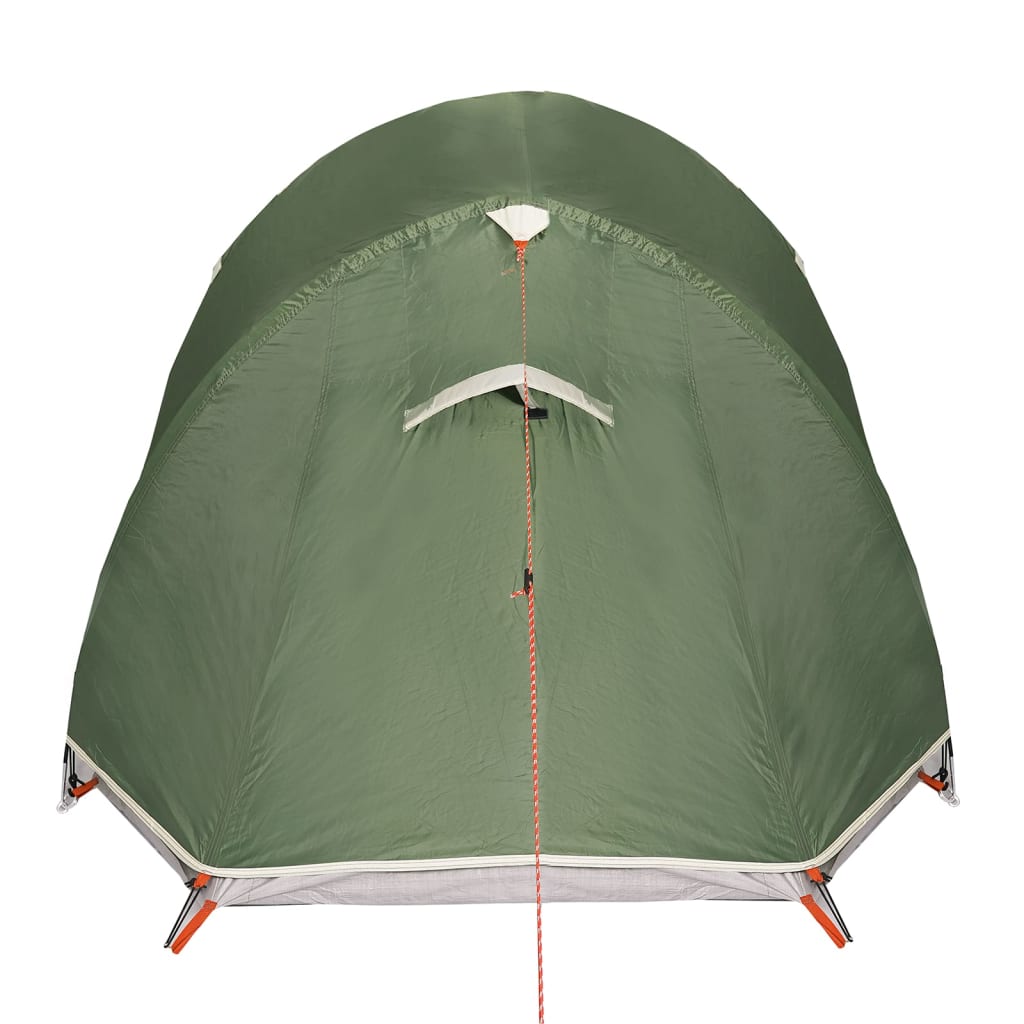 vidaXL Camping Tent Tunnel 2-Person Green Waterproof