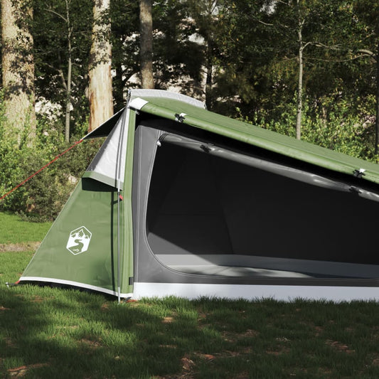 vidaXL Camping Tent Tunnel 2-Person Green Waterproof