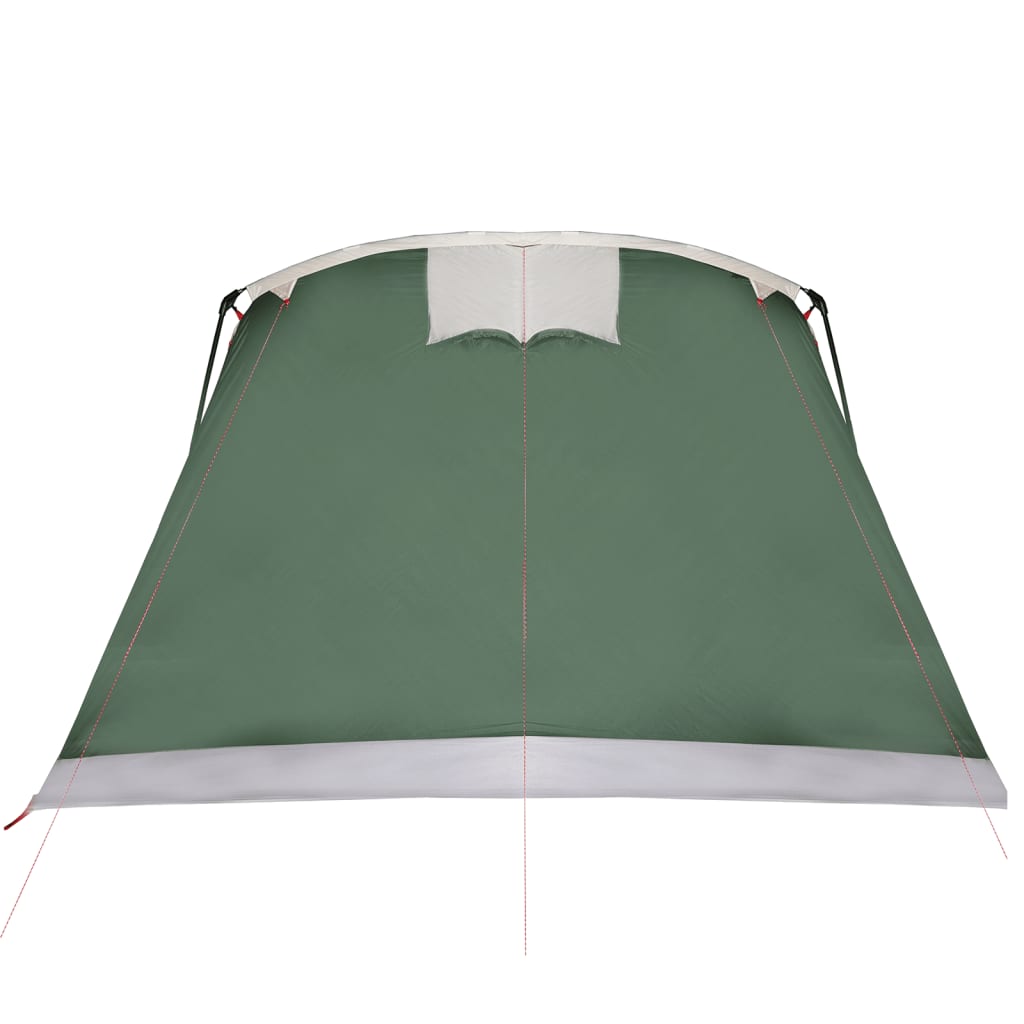 vidaXL Family Tent Tunnel 8-Person Green Waterproof