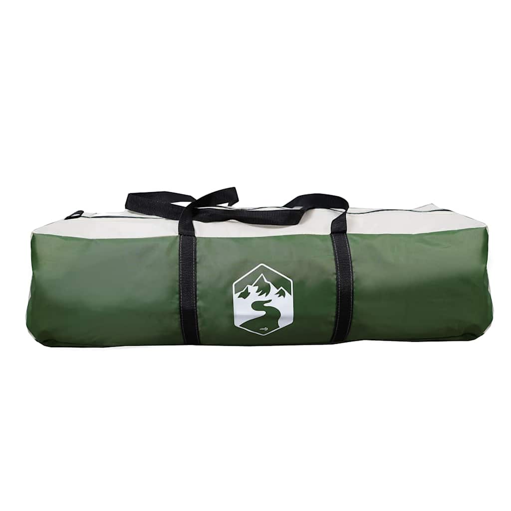 Family Tent Tunnel 10-Person Green Waterproof