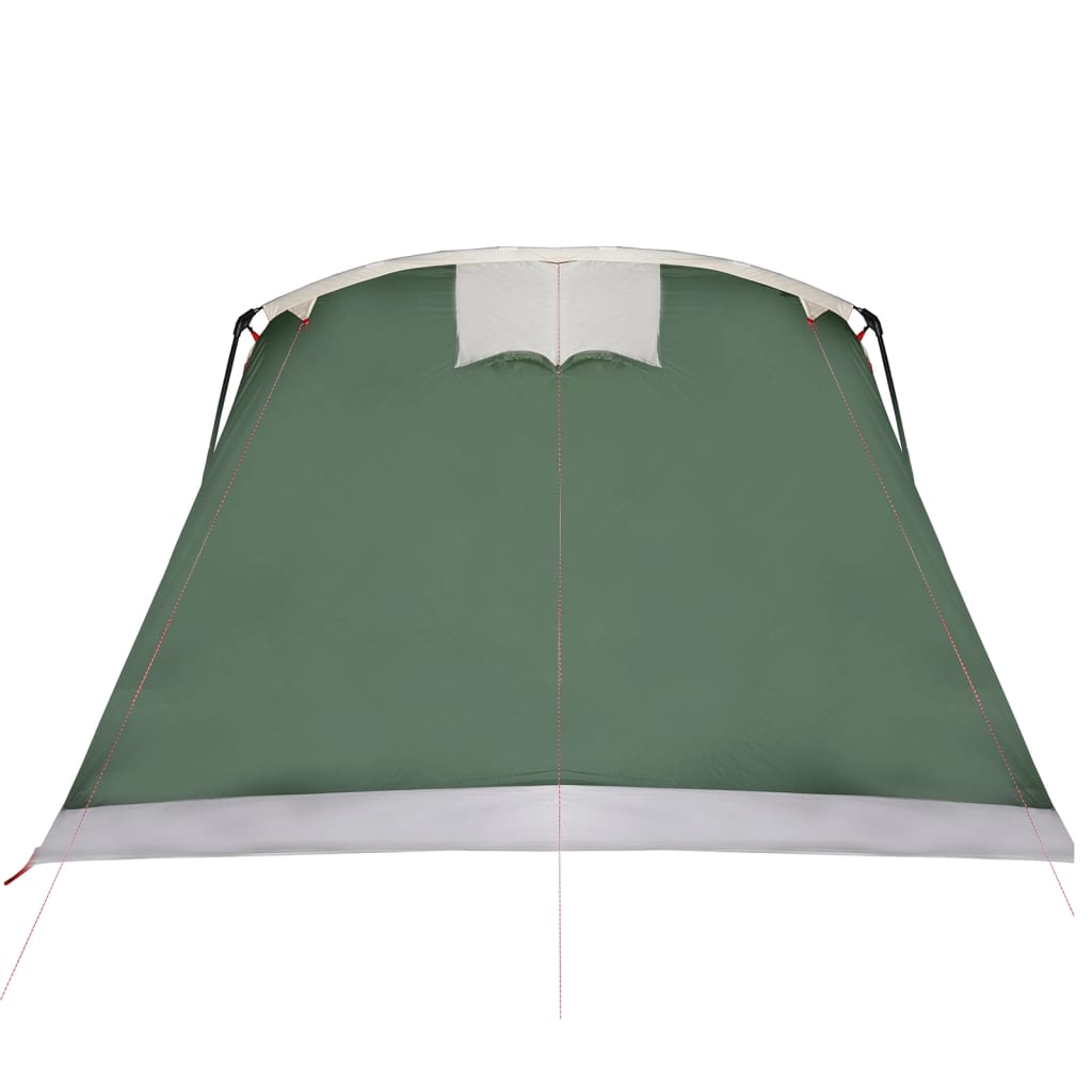 vidaXL Family Tent Tunnel 10-Person Green Waterproof