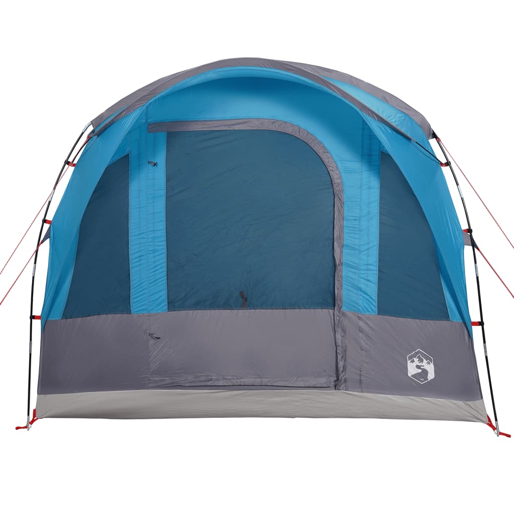 vidaXL Camping Tent Tunnel 3-Person Blue Waterproof