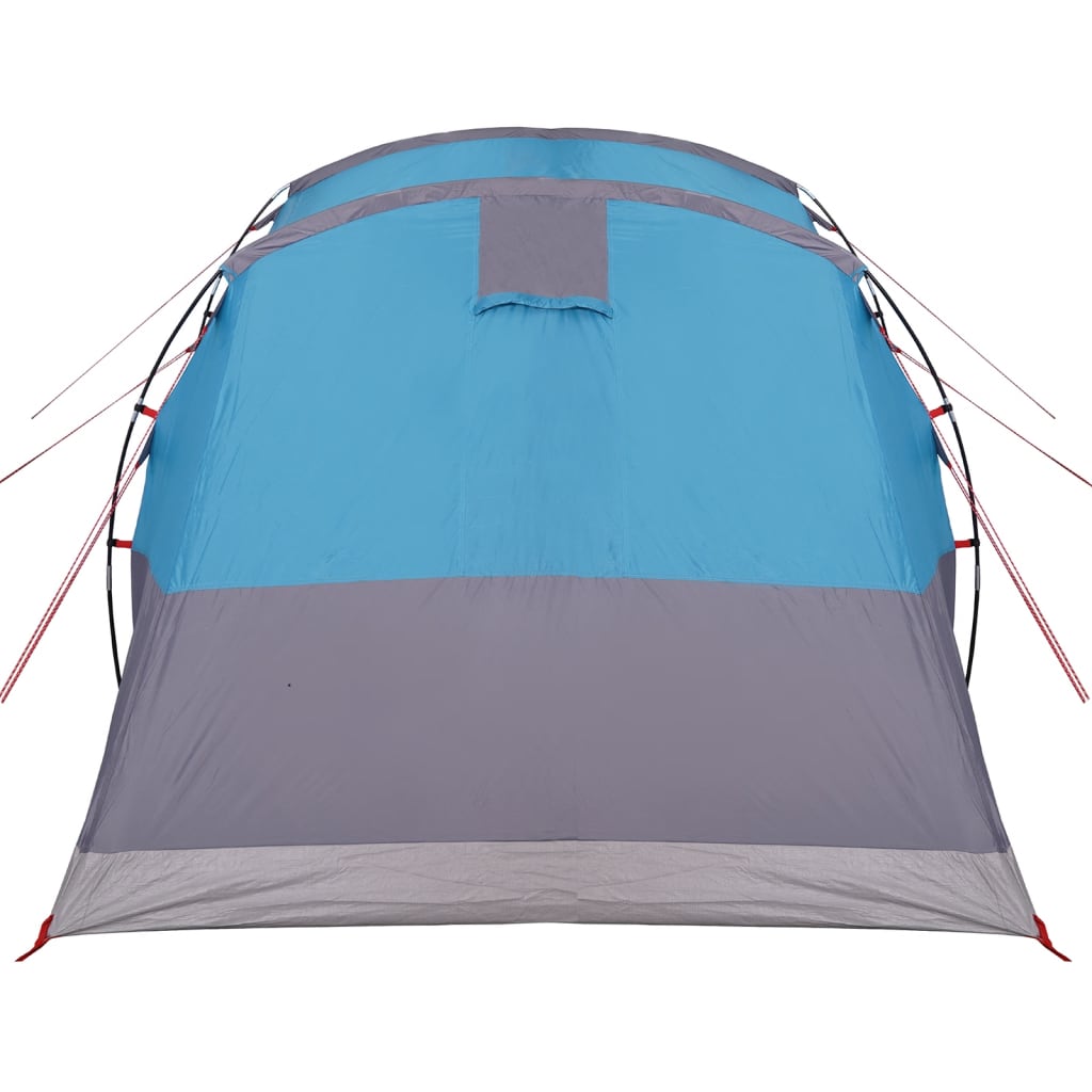 vidaXL Camping Tent Tunnel 3-Person Blue Waterproof