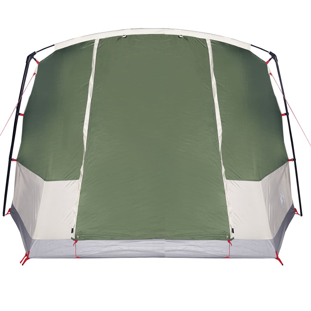 vidaXL Camping Tent Tunnel 4-Person Green Waterproof