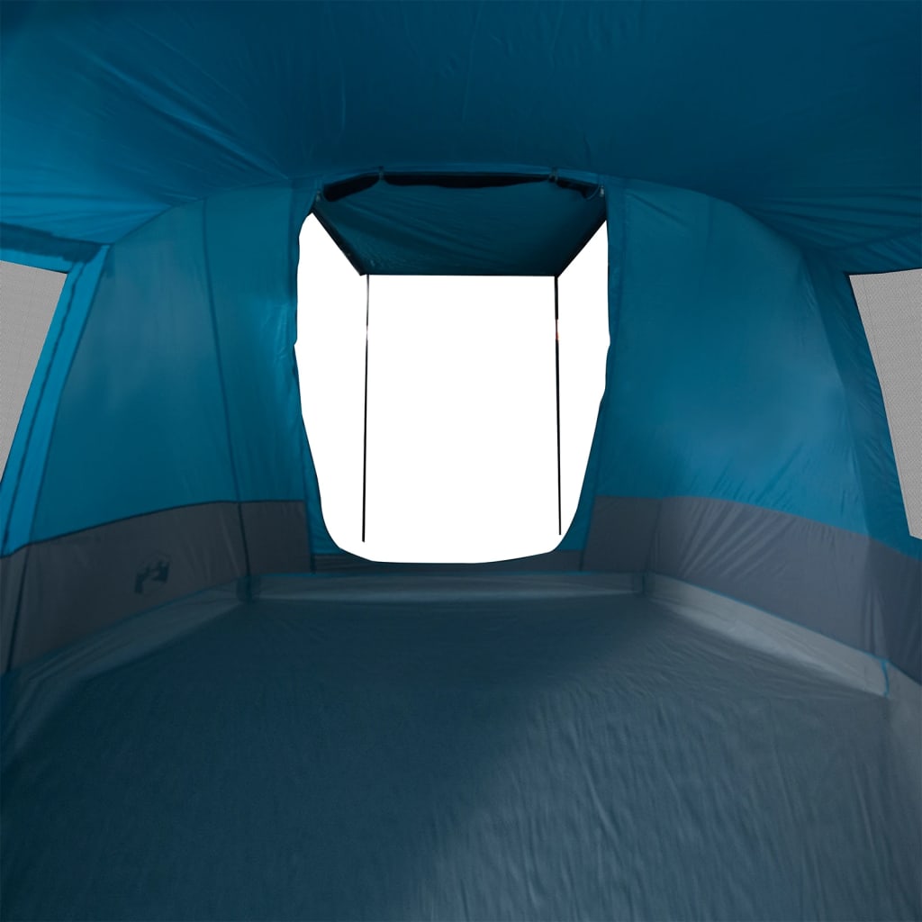 vidaXL Camping Tent Tunnel 4-Person Blue Waterproof