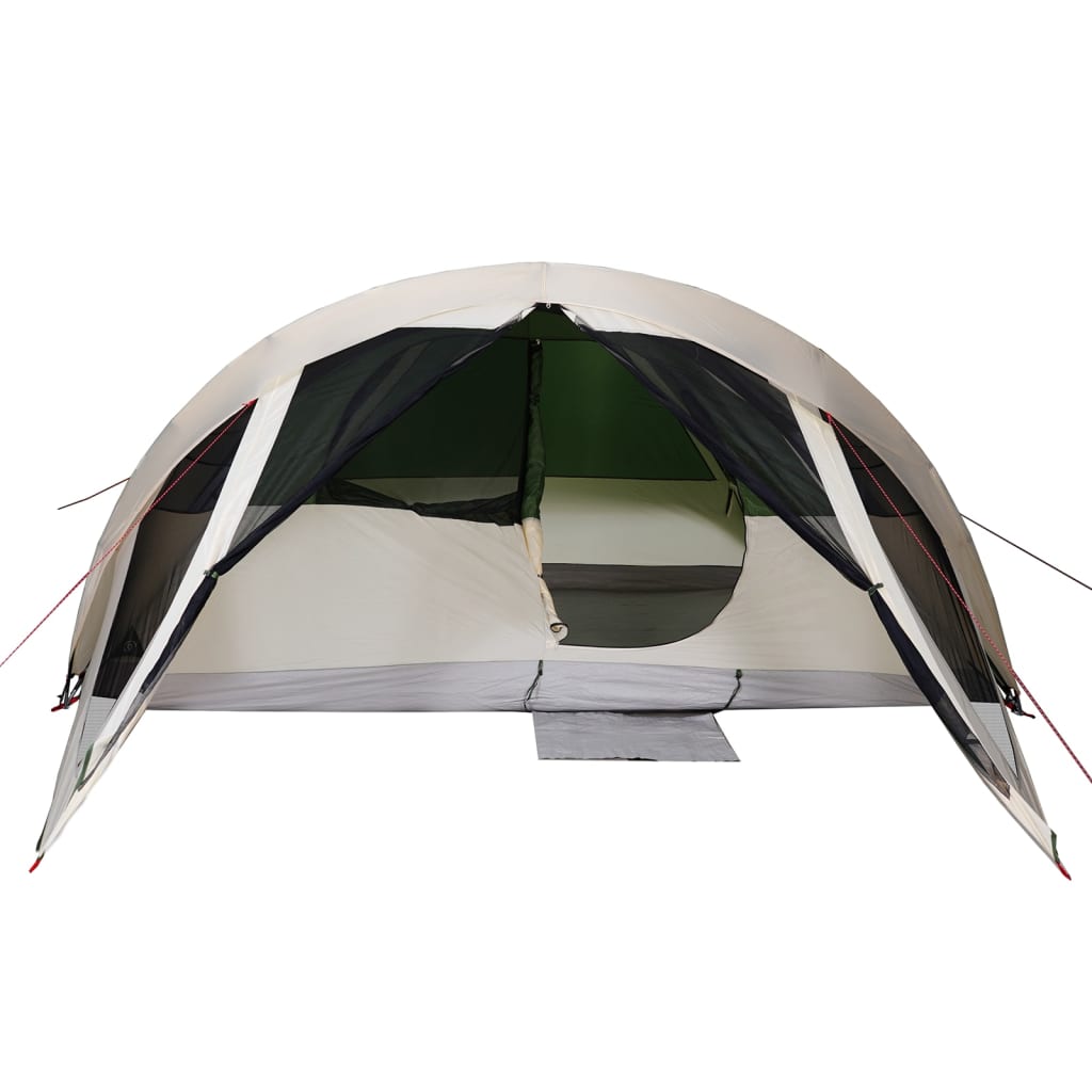 vidaXL Family Tent Cabin 6-Person Green Waterproof