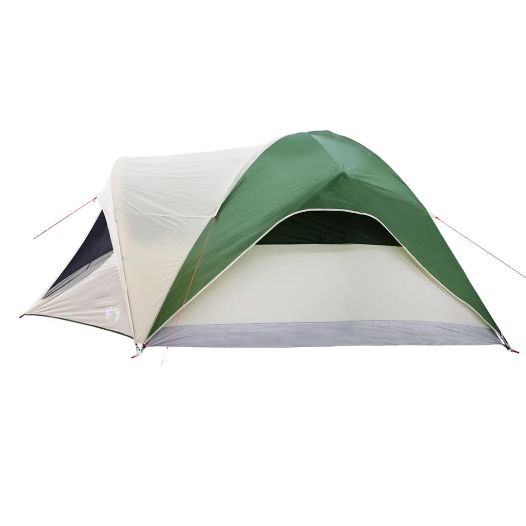 vidaXL Family Tent Cabin 6-Person Green Waterproof