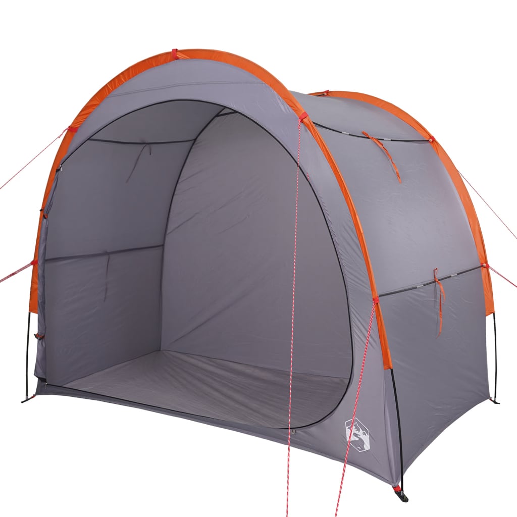 vidaXL Storage Tent Grey and Orange Waterproof