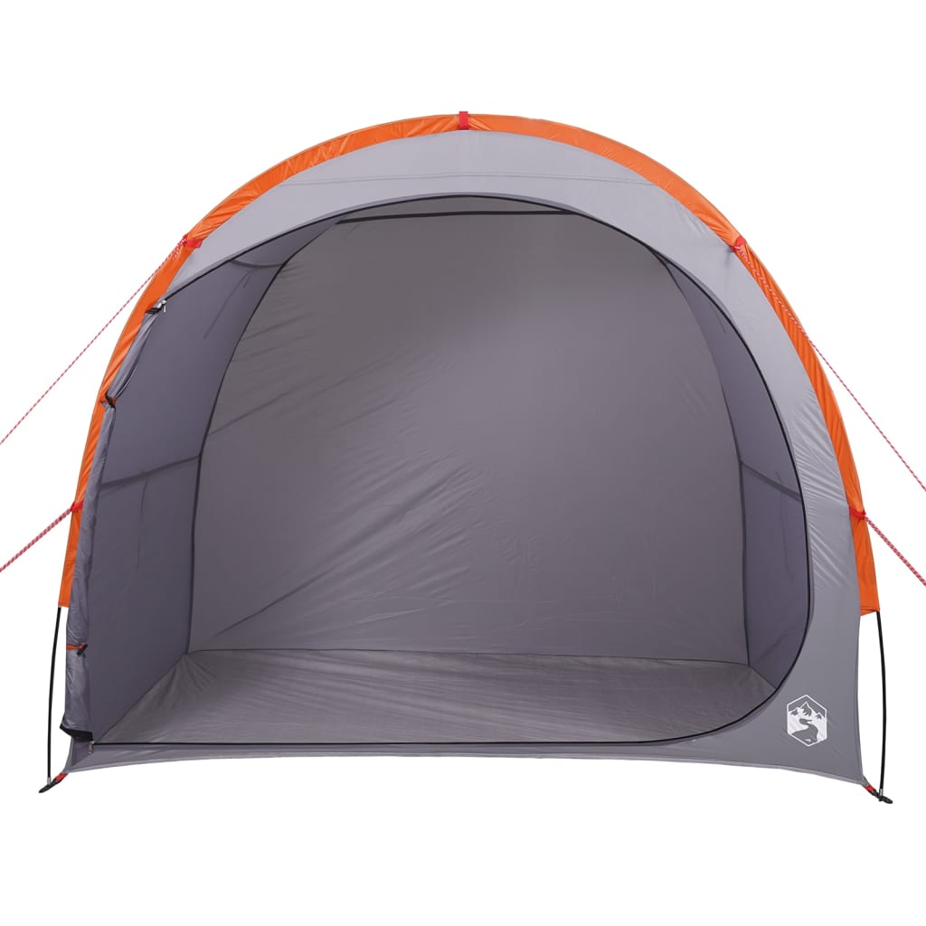 vidaXL Storage Tent Grey and Orange Waterproof