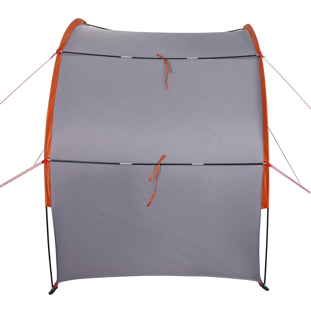 vidaXL Storage Tent Grey and Orange Waterproof