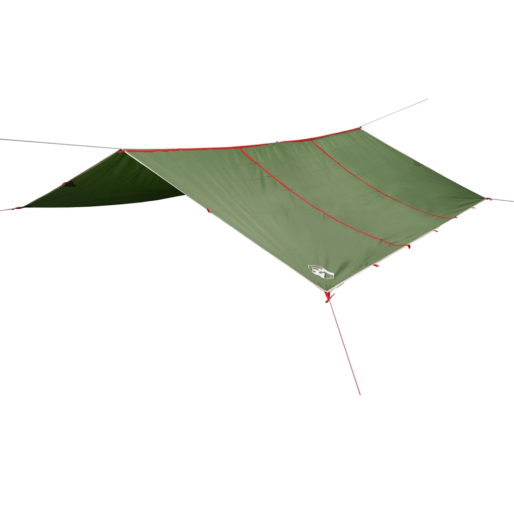 vidaXL Camping Tarp Green 420x440 cm Waterproof