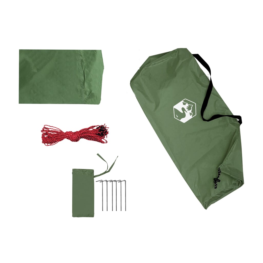 vidaXL Camping Tarp Green 420x440 cm Waterproof