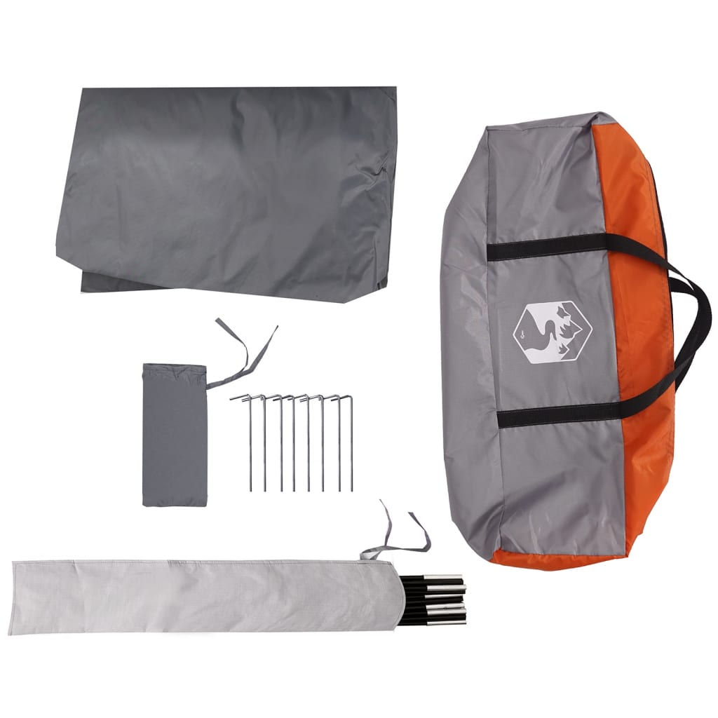 vidaXL Camping Tarp Orange 430x380x210 cm Waterproof