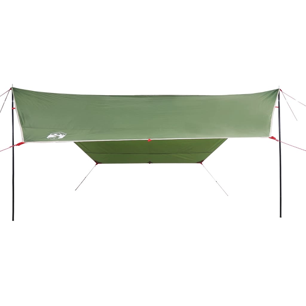 vidaXL Camping Tarp Green 430x380x210 cm Waterproof